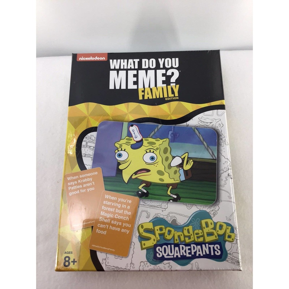 Nickelodeon What Do You Meme? SpongeBob SquarePants Family Edition Card Game NEW - Picture 5 of 9